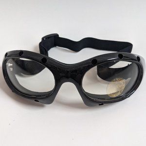 Vintage Biker Wrap elastic strap & w/ foam goggles